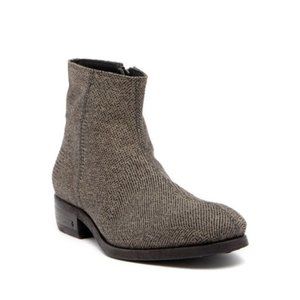 John Varvatos NEW Keith Center Seam Zip Boot